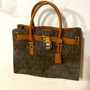 Michael Kors Leather Hamilton Tote